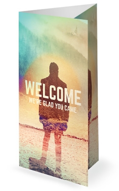 The Promised Land Church Trifold Bulletin Template