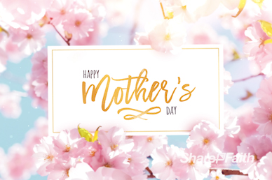 Mother's Day Cherry Blossom Church Motion Graphic