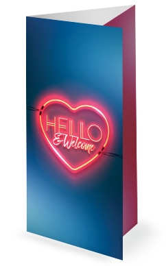 Love In Action Sermon Trifold Bulletin Cover