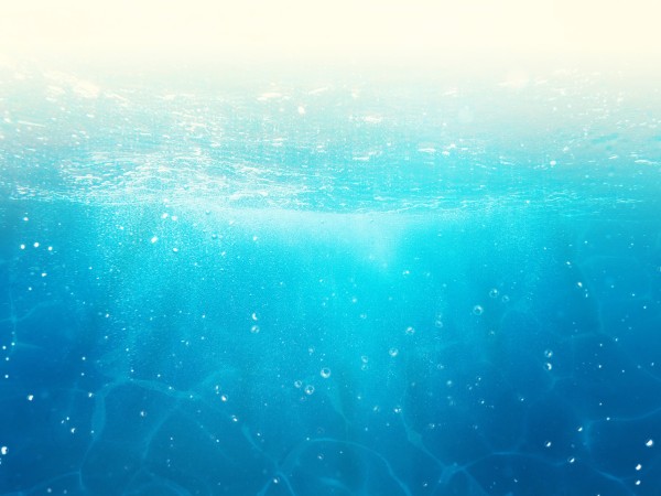 Sparkling Blue Ocean Water Worship Background