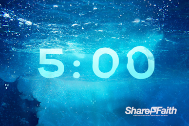 Baptism Sunday Church Countdown Timer