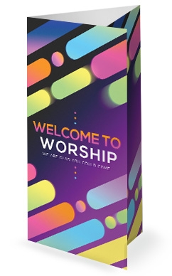 Fall Ministry Launch Church Trifold Bulletin