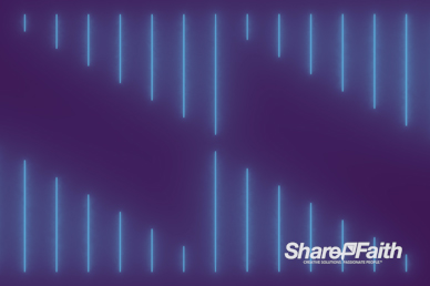 Blue Vertical Laser Beam Worship Loop