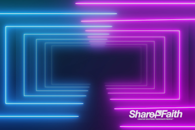 Laser Beam Corridor Motion Background