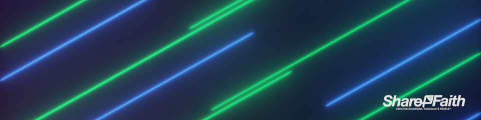 Crossing Laser Beams Triple Wide Worship Loop