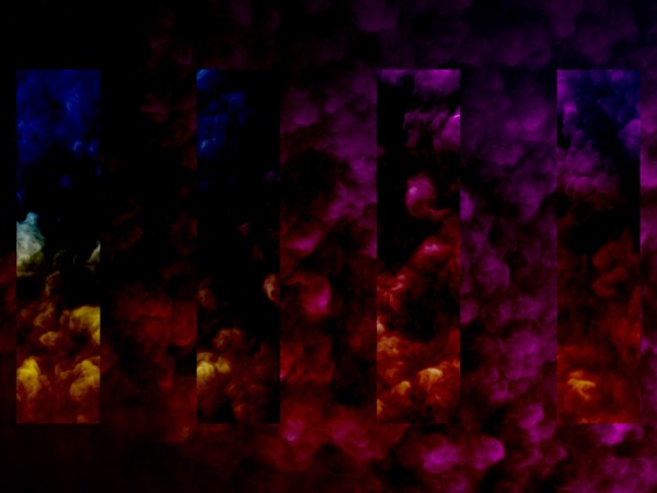 Inverted Abstract Clouds Worship Background