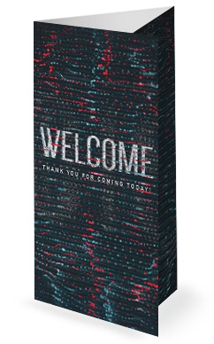 Noise Sermon Trifold Bulletin