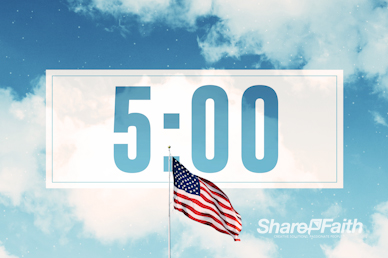 Veterans Day American Flag Countdown Video