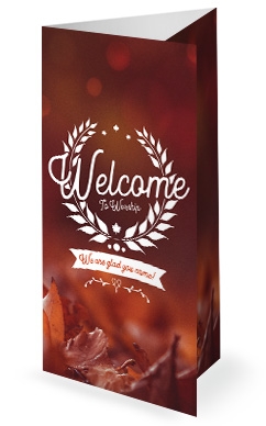 Give Thanks In All Circumstances Church Trifold Bulletin