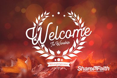 Give Thanks In All Circumstances Welcome Bumper Video