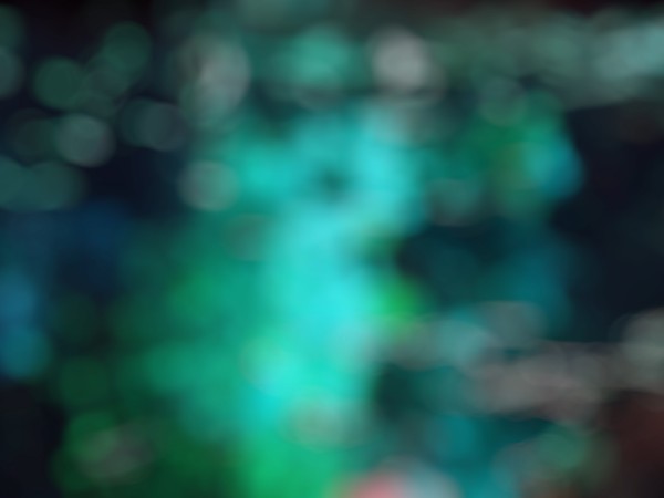Vibrant Green Bokeh Worship Background