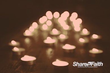 Christmas Candle Table Worship Video
