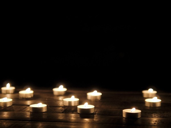 Christmas Candle Service Worship Background