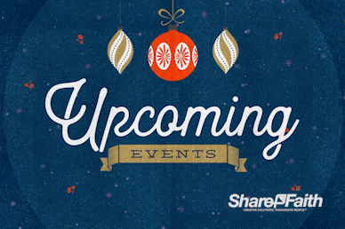 Christmas Party Announcements Motion Graphic