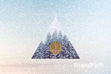 Merry Christmas Winter Motion Background