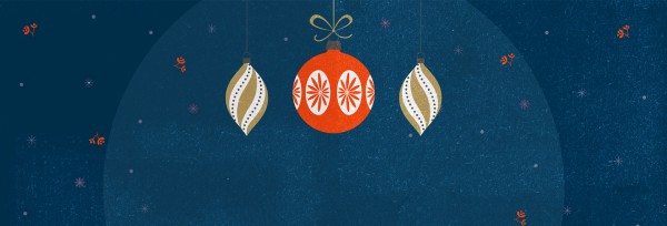 Christmas Party Invitation Website Banner