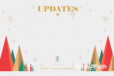 The First Noel Christmas Announcements Motion Graphic