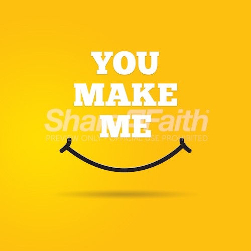 You Make Me Smile Social Media Graphic