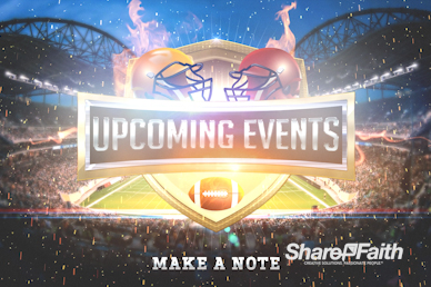 Super Sunday Stadium Announcement Motion Graphic