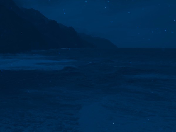 Colorful Nature Ocean Beach Worship Background