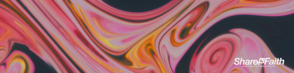 Abstract Galaxy Paint Triple Wide Worship Video