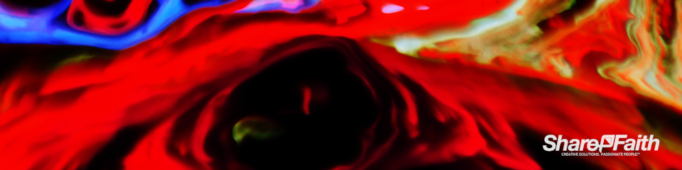 Abstract Galaxy Molten Triple Wide Worship Video
