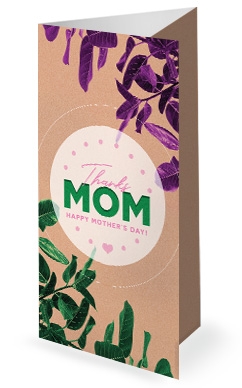 Thanks Mom Mother's Day Service Trifold Bulletin