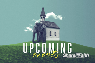 The Elephant In The Church Announcements Video Loop