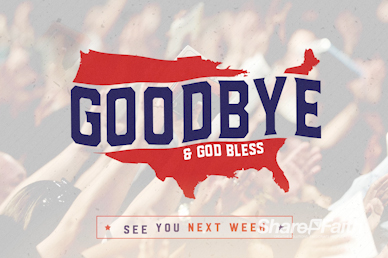 American National Day of Prayer Goodbye Motion Loop