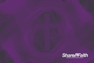 Amethyst Cross Colorful Texture Worship Video