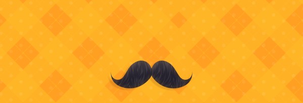 Father's Day Mustache Church Website Graphic