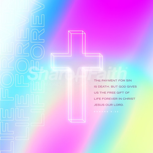 Wages Of Sin Cross Social Media Graphic