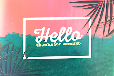 Best Summer Ever Church Welcome Video