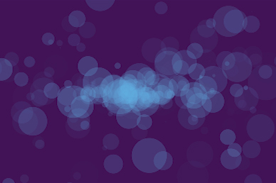 Worship Particles Blue Bokeh Motion Background