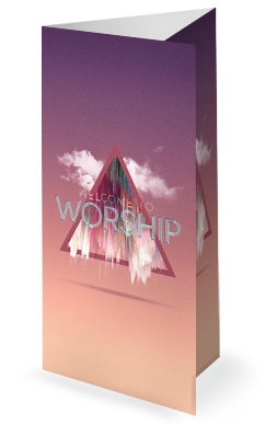 Expect More Church Sermon Trifold Bulletin