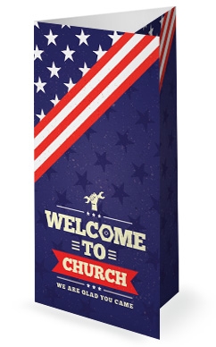 Labor Day Picnic Church Trifold Bulletin
