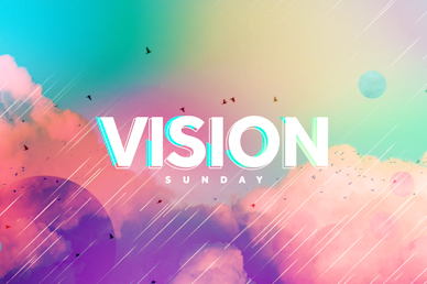 Vision Sunday Bright and Colorful Church Sermon Title Video