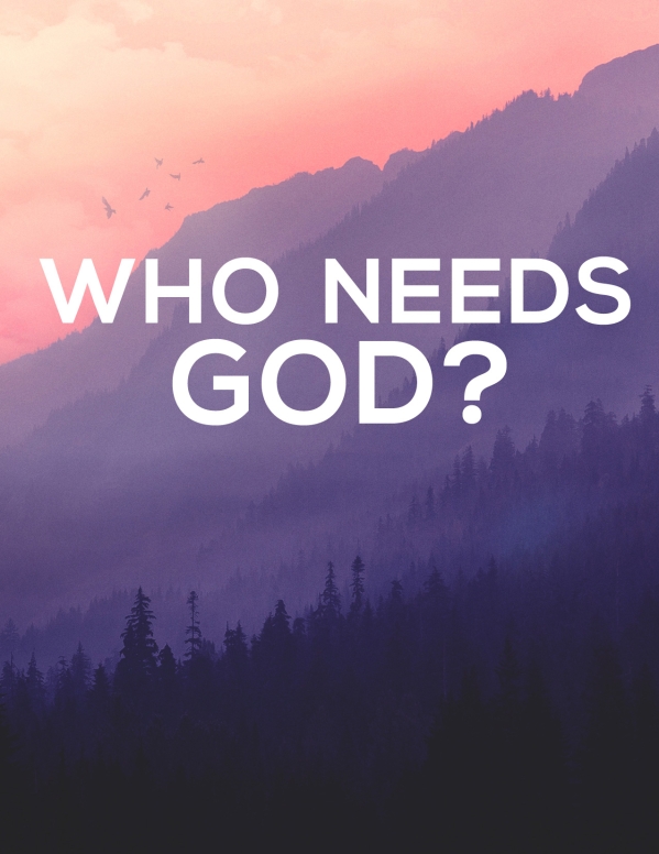 Who Needs God Church Sermon Flyer
