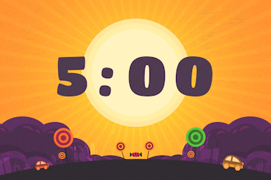 Five Minute Countdown Trunk Or Treat Autumn Motion Graphic