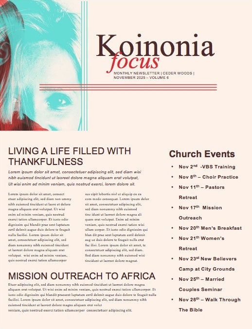 Breathe Women's Conference Church Newsletter