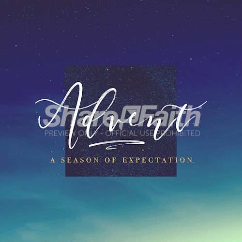 Advent Season Church Social Media Graphic