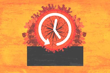 Fall Back No Text Motion Graphic