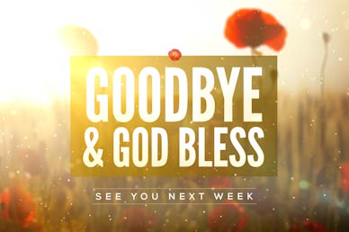 Lest We Forget Goodbye Motion Graphic