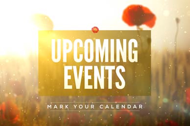 Lest We Forget Events Motion Graphic