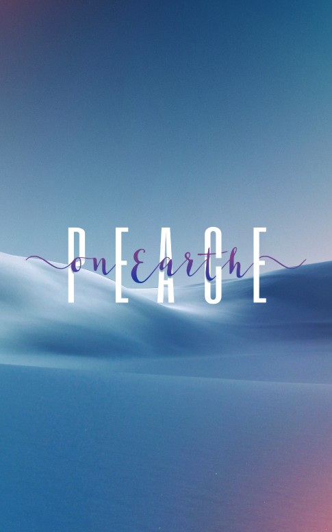 Peace On Earth Church Bifold Bulletin