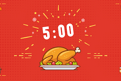 Holiday Food Drive Church Countdown Video