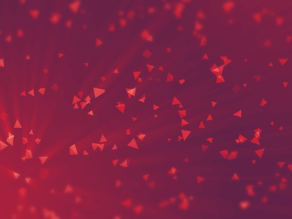 Worship Triangles Vibrant Pink Background