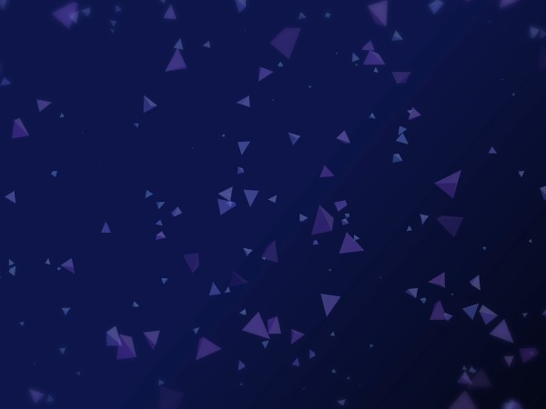 Worship Triangles Indigo Blue Background