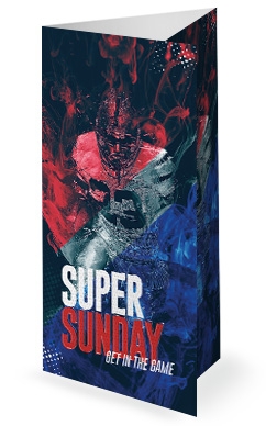 Super Sunday Church Media Trifold Bulletin