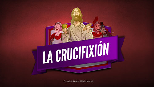 Video bíblico de la crucifixión de Jesús para niños